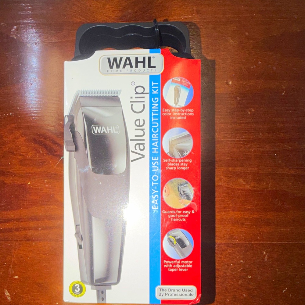 Wahl Value Clip 9155-1701 Haircutting Kit Self-Sharpening Blades Gray